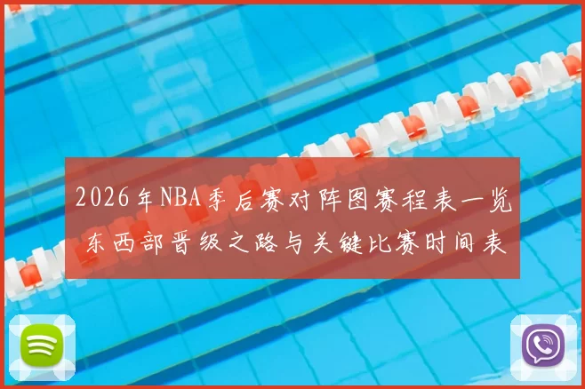 2026年NBA季后赛对阵图赛程表一览 东西部晋级之路与关键比赛时间表