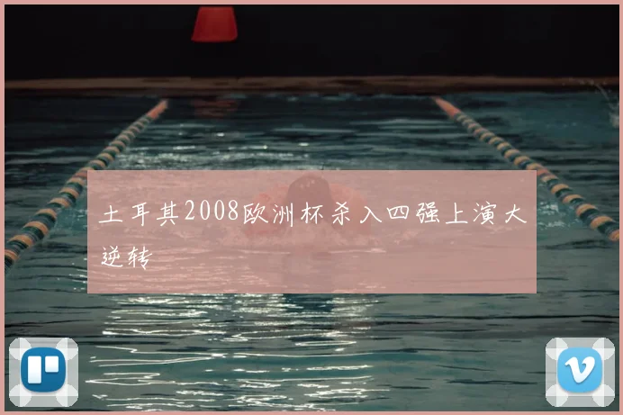 土耳其2008欧洲杯杀入四强上演大逆转