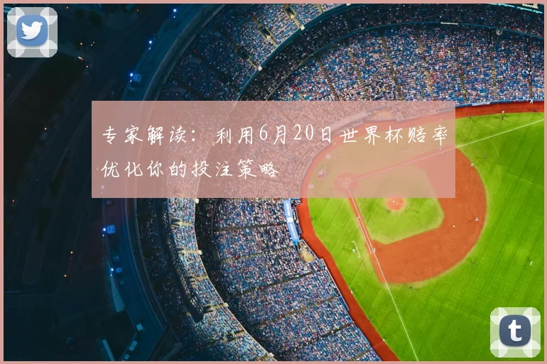 专家解读：利用6月20日世界杯赔率优化你的投注策略
